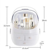 Load image into Gallery viewer, Large Capacity Multi-functional Makeup Organizer Cosmetic Storage Box Portable
