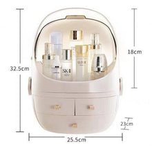 Load image into Gallery viewer, Large Capacity Multi-functional Makeup Organizer Cosmetic Storage Box Portable
