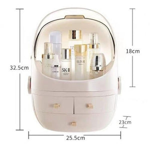 Large Capacity Multi-functional Makeup Organizer Cosmetic Storage Box Portable
